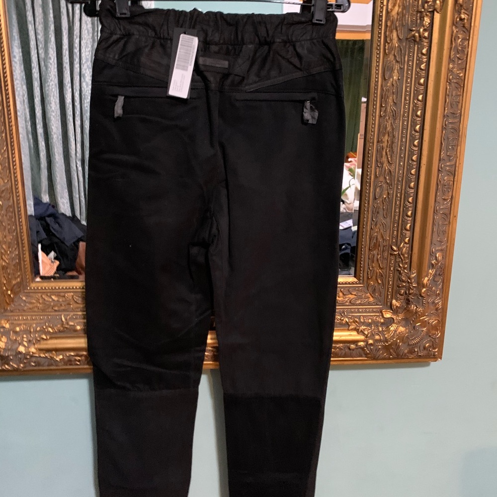 Zanderobe Leather and Cotton Joggers - Picture 4 of 8